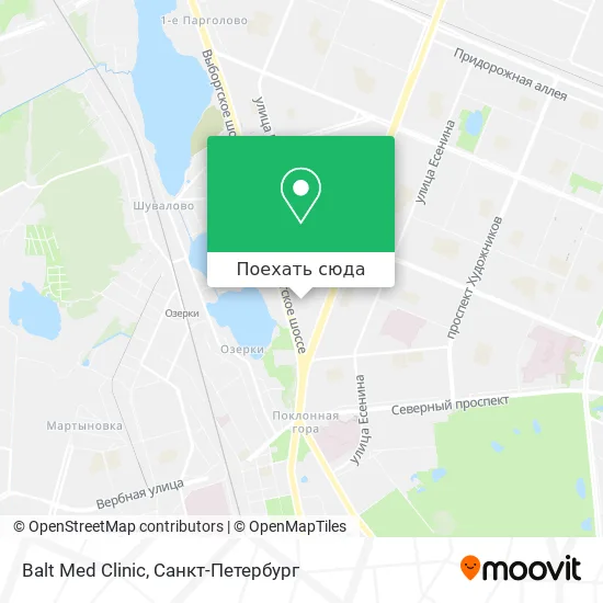 Карта Balt Med Clinic
