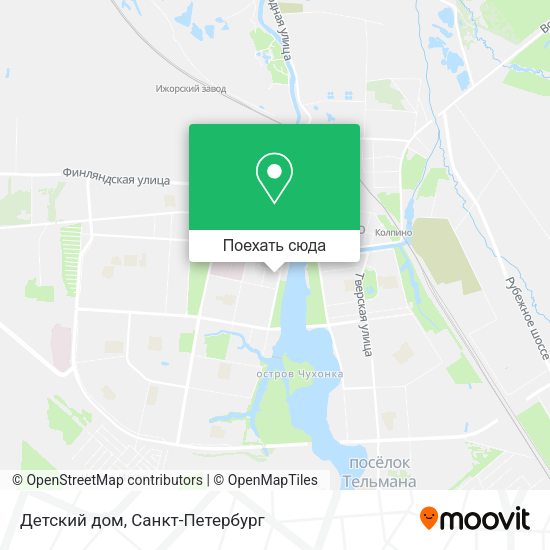 Карта Детский дом