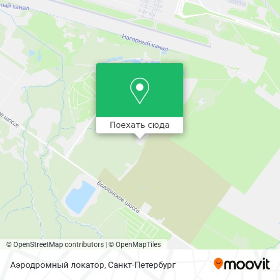 Карта Аэродромный локатор