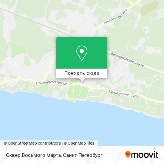 Карта Сквер Восьмого марта
