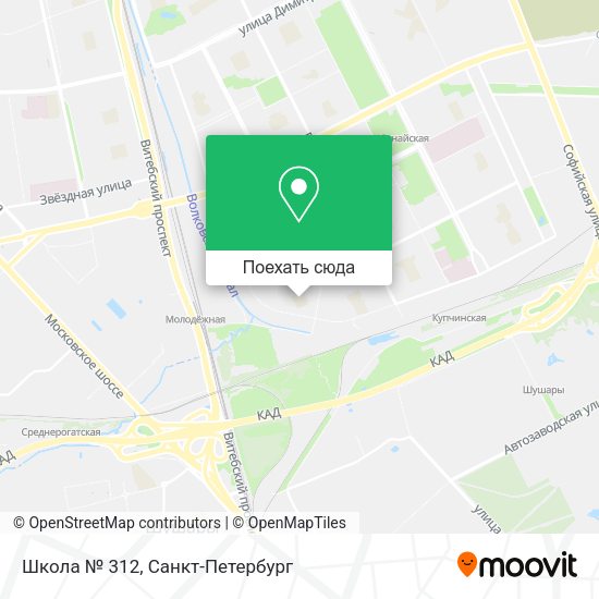 Карта Школа № 312