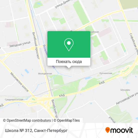 Карта Школа № 312