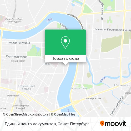 Карта Единый центр документов