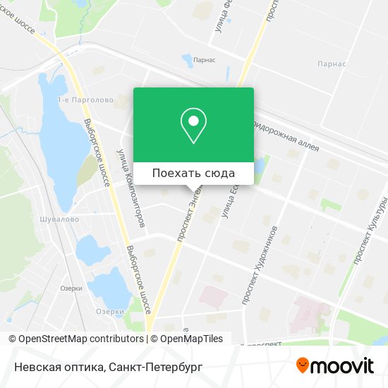 Карта Невская оптика