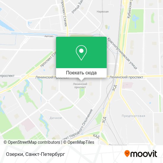 Карта Озерки
