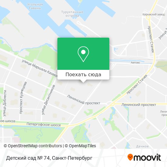 Карта Детский сад № 74
