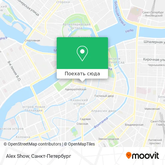 Карта Alex Show