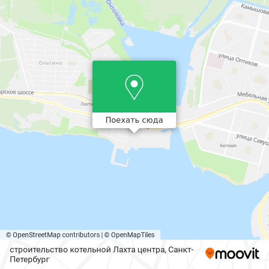 Карта строительство котельной Лахта центра