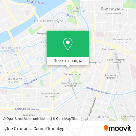 Карта Две Столицы