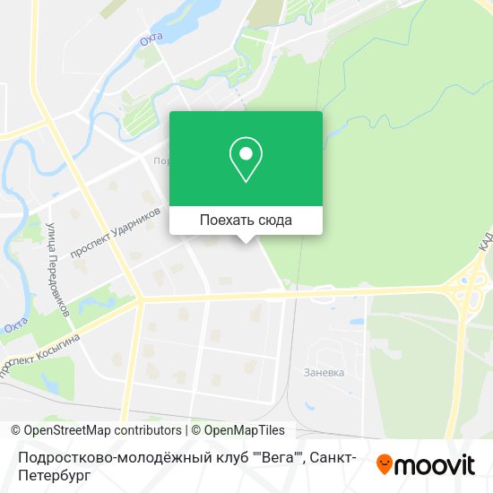 Карта Подростково-молодёжный клуб ""Вега""