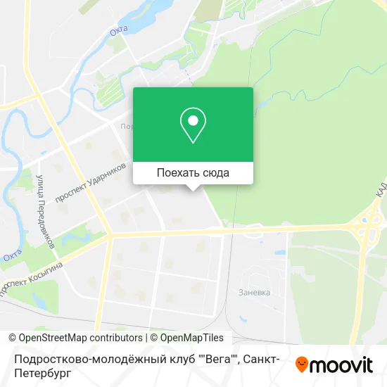 Карта Подростково-молодёжный клуб ""Вега""