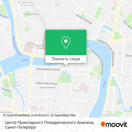 Карта Центр Прикладного Поведенческого Анализа