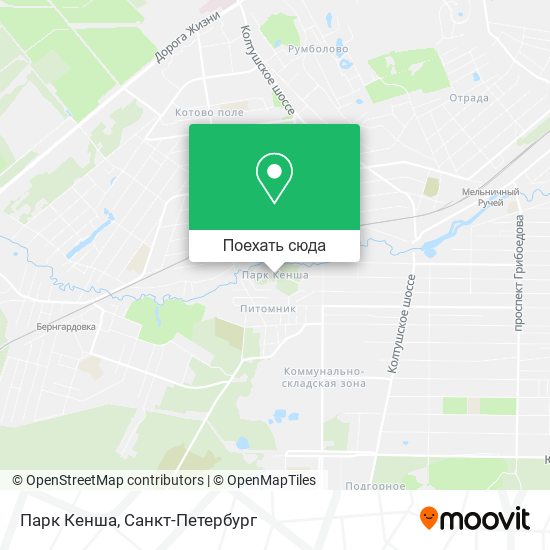 Карта Парк Кенша