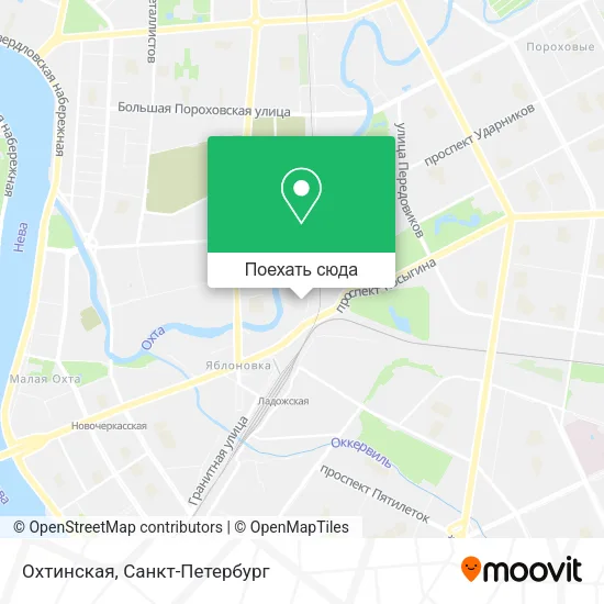 Карта Охтинская
