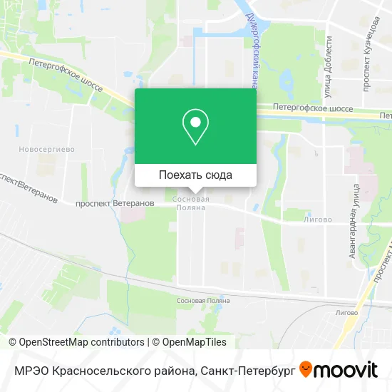 Карта МРЭО Красносельского района