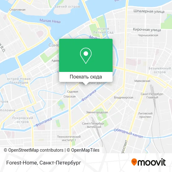 Карта Forest-Home