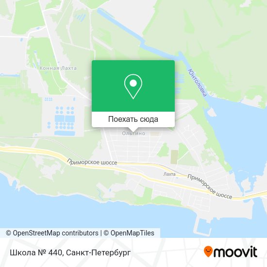 Карта Школа № 440