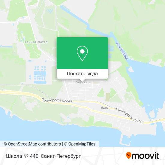 Карта Школа № 440