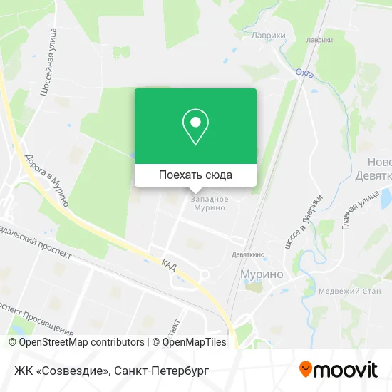 Карта ЖК «Созвездие»