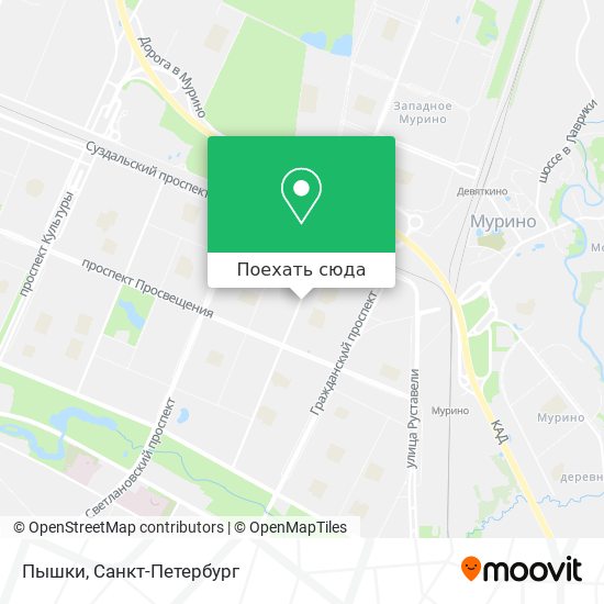 Карта Пышки