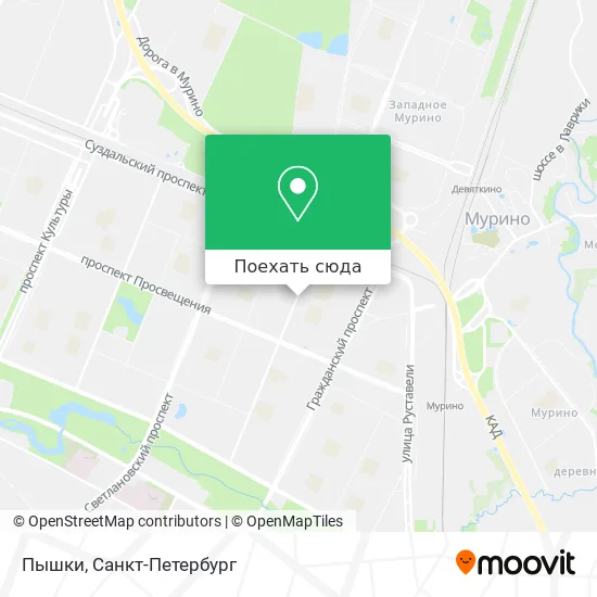 Карта Пышки