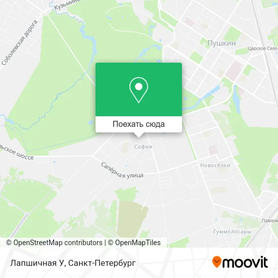 Карта Лапшичная У