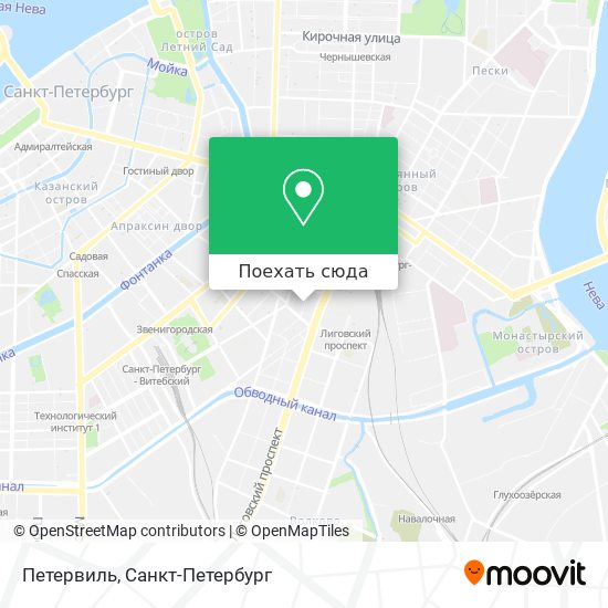 Карта Петервиль