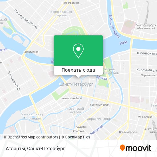 Карта Атланты