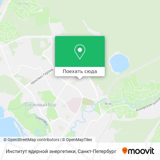 Карта Институт ядерной энергетики