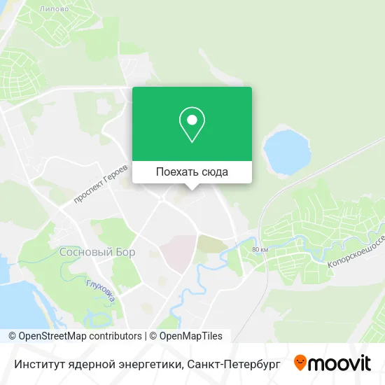Карта Институт ядерной энергетики