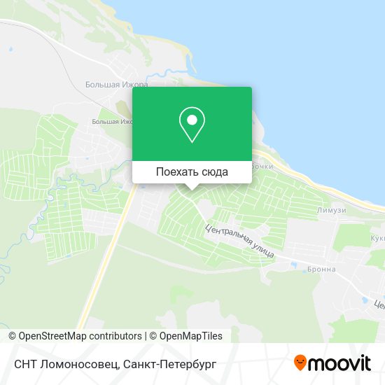 Карта СНТ Ломоносовец