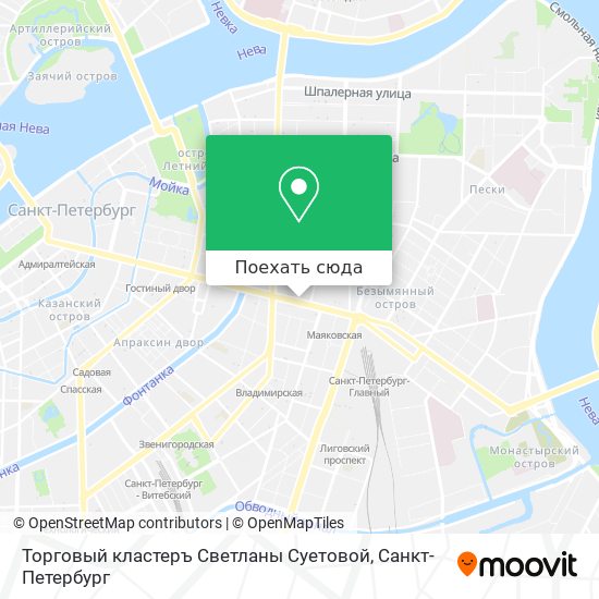 Карта Торговый кластеръ Светланы Суетовой