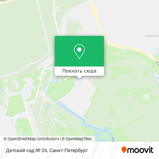 Карта Детский сад № 26