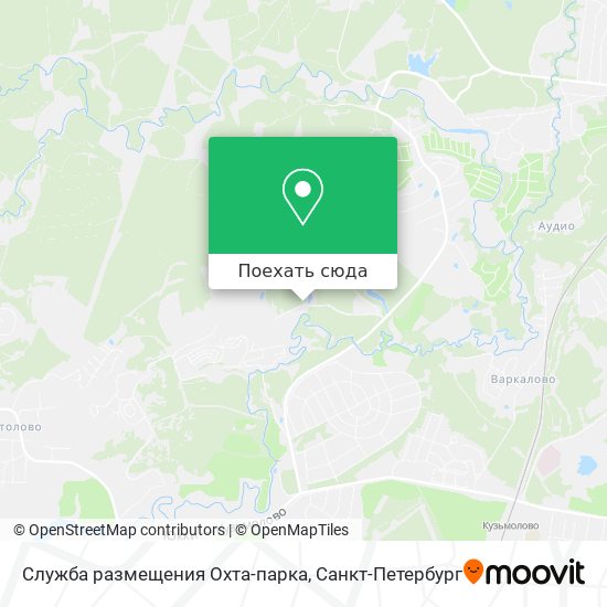 Карта Служба размещения Охта-парка