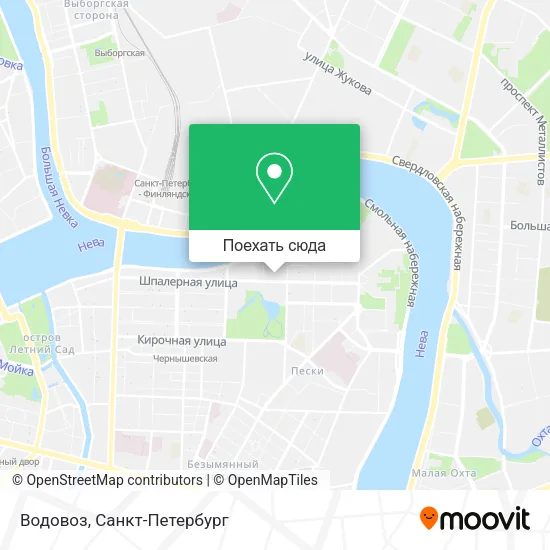 Карта Водовоз