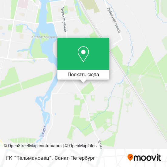 Карта ГК ""Тельмановец""