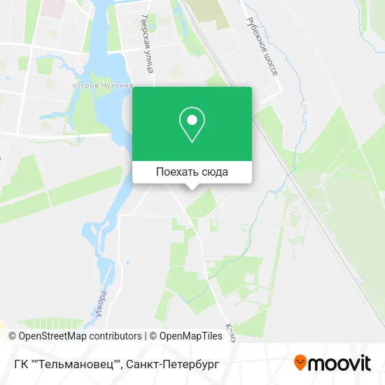 Карта ГК ""Тельмановец""
