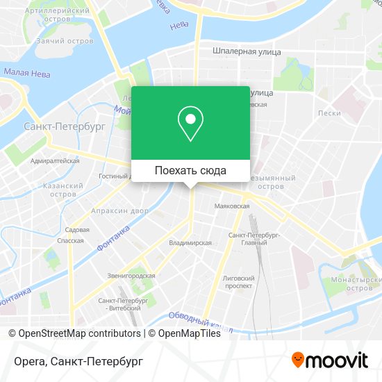Карта Opera