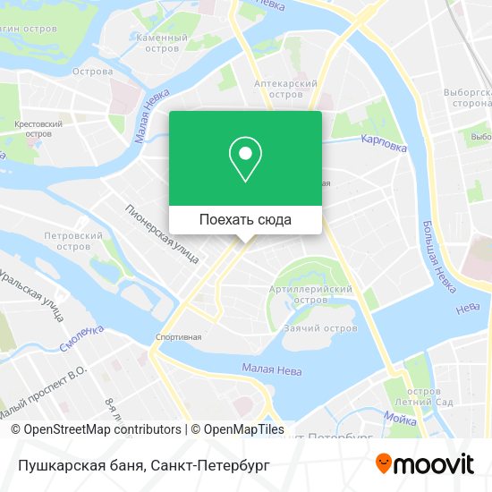 Карта Пушкарская баня