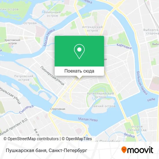 Карта Пушкарская баня
