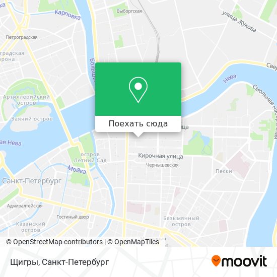 Карта Щигры