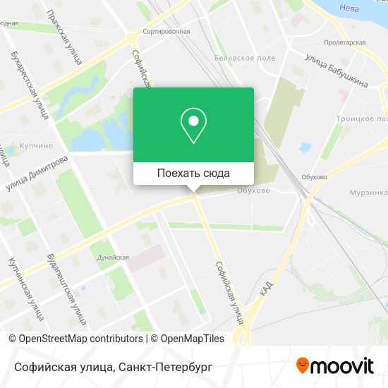 Карта Софийская улица