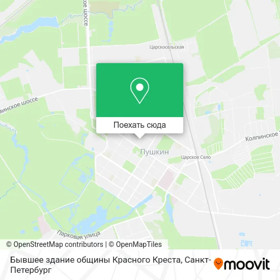 Карта Бывшее здание общины Красного Креста