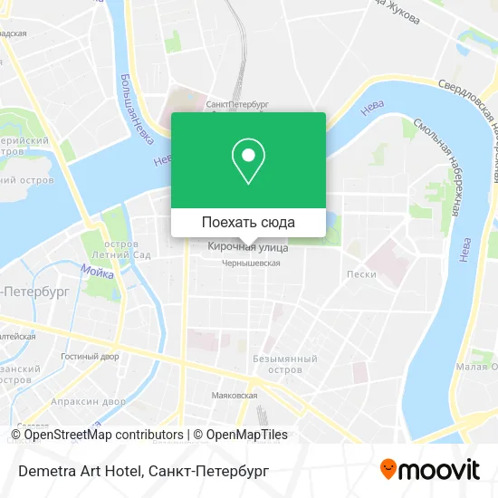 Карта Demetra Art Hotel