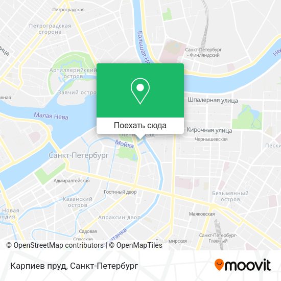 Карта Карпиев пруд