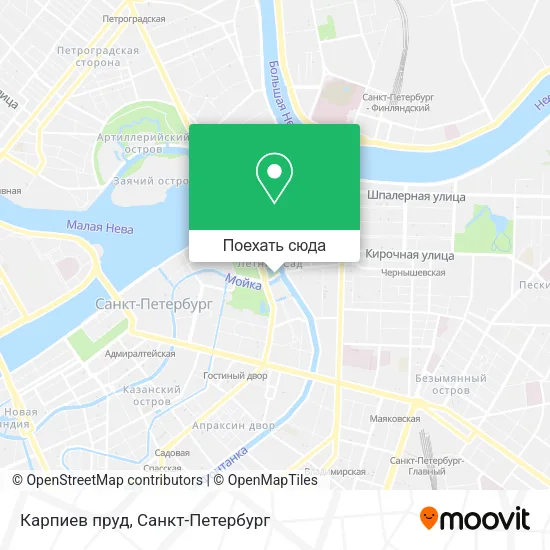 Карта Карпиев пруд