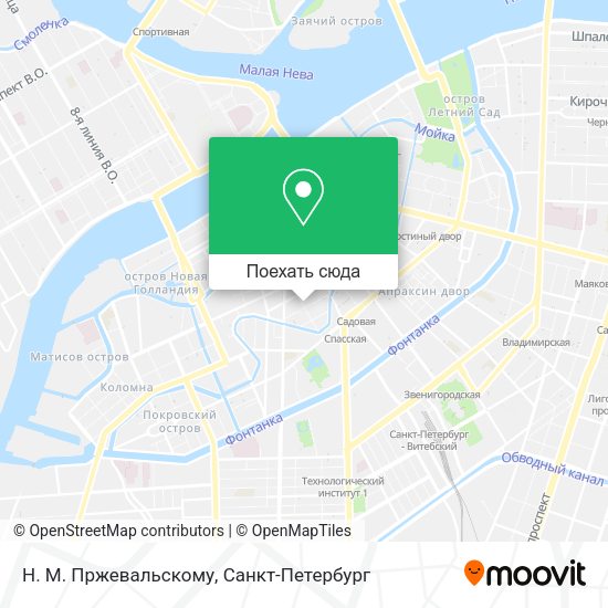 Карта Н. М. Пржевальскому