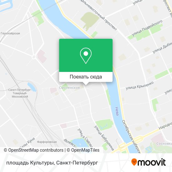 Карта площадь Культуры