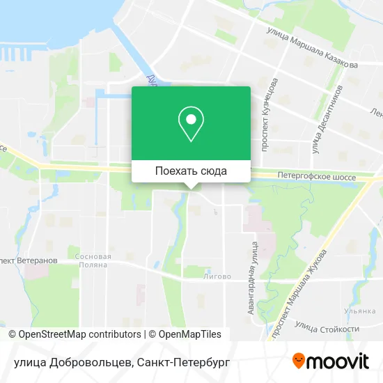 Карта улица Добровольцев
