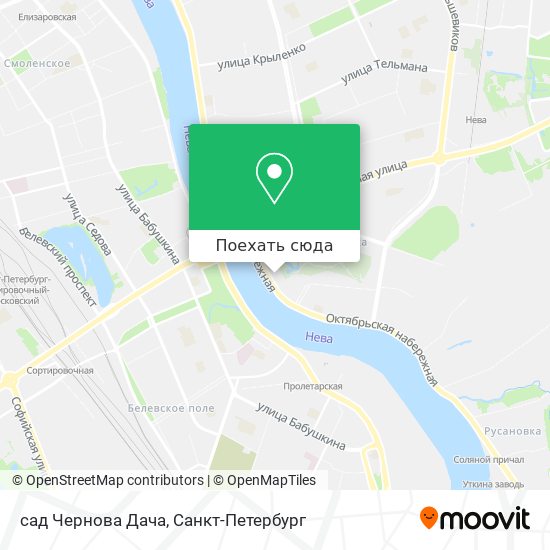 Карта сад Чернова Дача